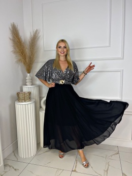 Sukienka OSTI srebro