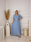 Sukienka PATRYCJA MAXI błękit
