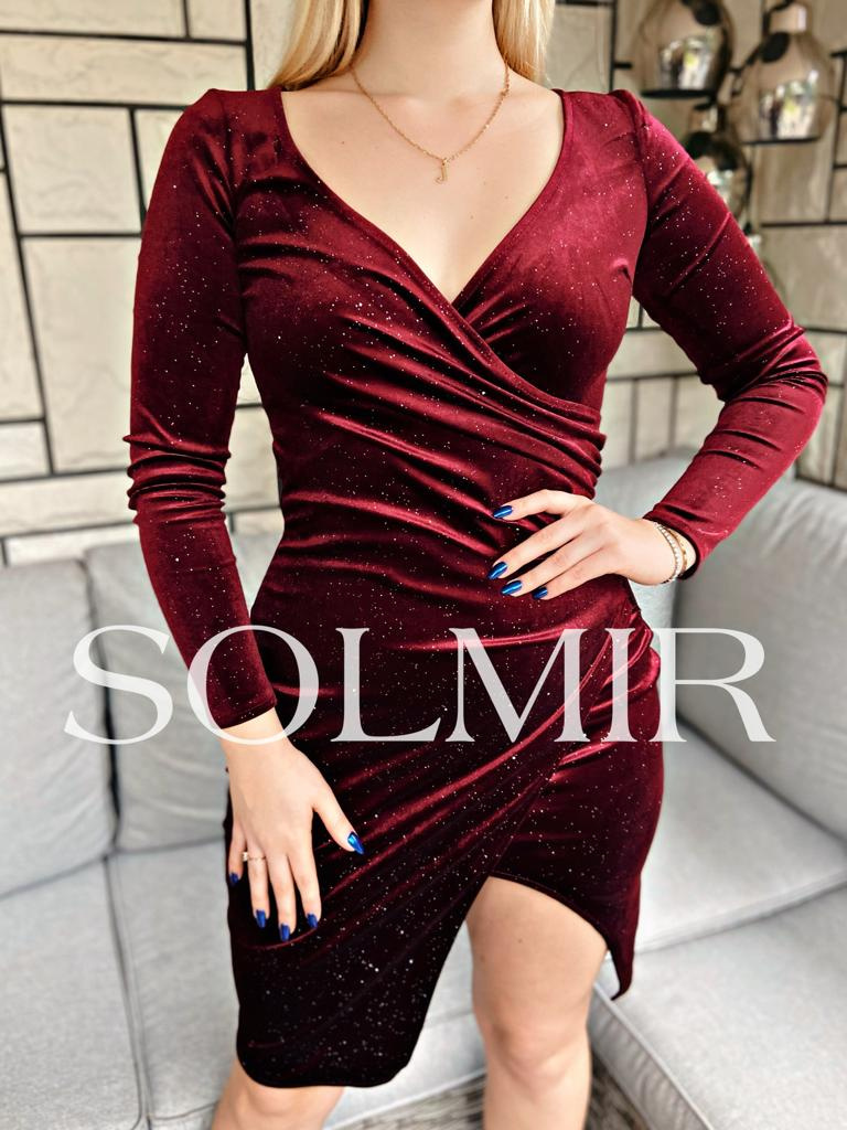 Sukienka ELISA bordo Sukienka ELISA bordo