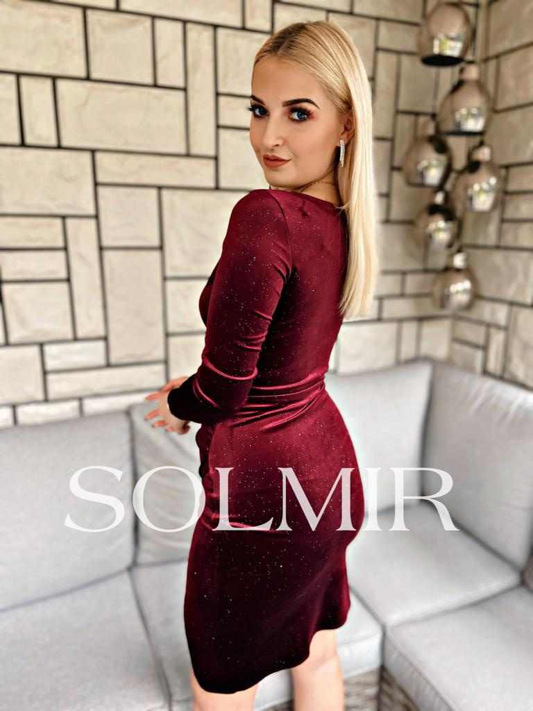 Sukienka ELISA bordo Sukienka ELISA bordo