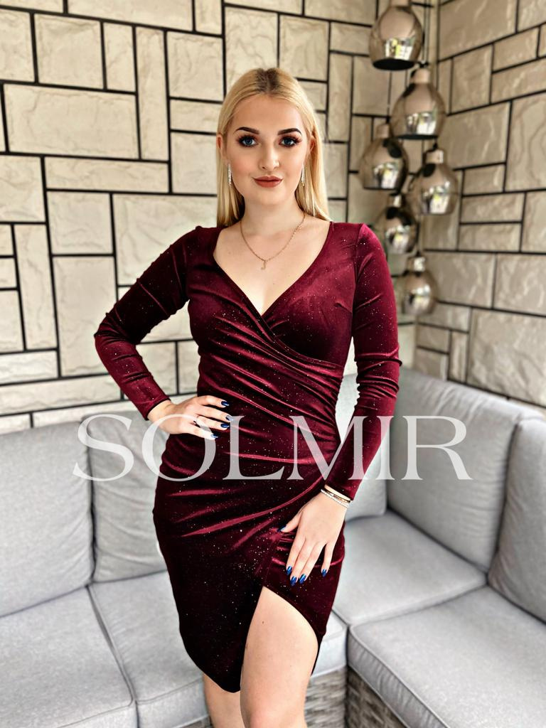 Sukienka ELISA bordo Sukienka ELISA bordo