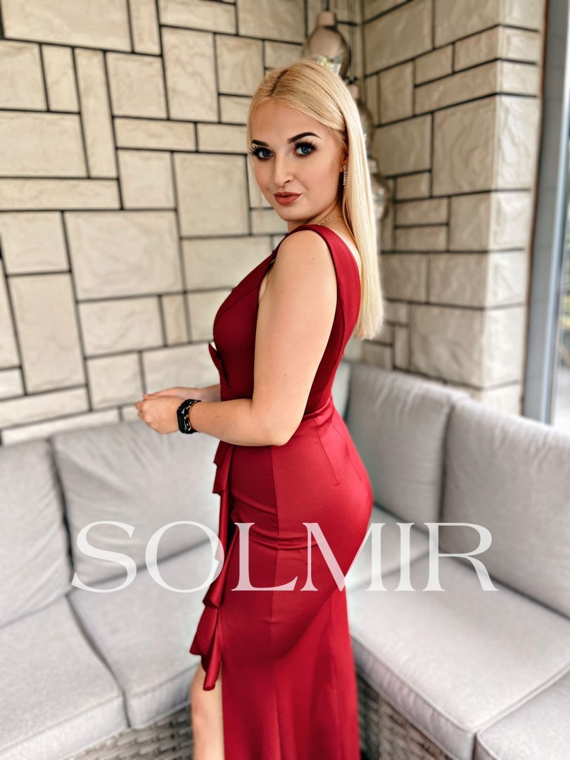 Sukienka MONIA bordo Sukienka MONIA bordo