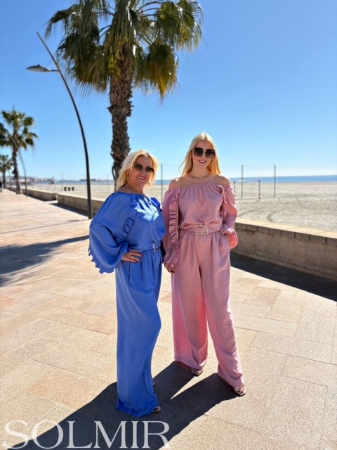 Komplet JELLY BIS jeansowy niebieski