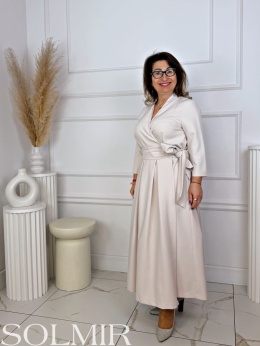 Sukienka ALONA BIS jasny beż