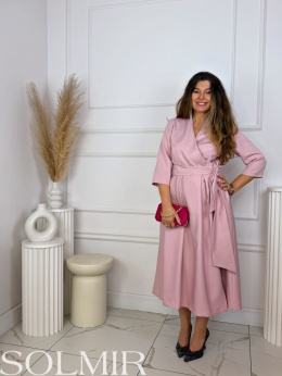 Sukienka ALONA BIS pudrowy róż