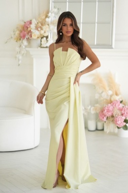 Sukienka ANDŻELA masełkowy żółty