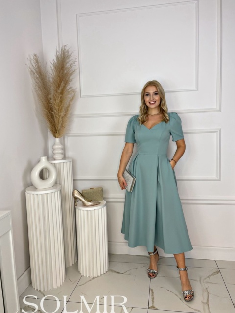 Sukienka MARINERA szałwia / mięta