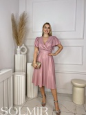 Sukienka RIMINA MIDI pudrowy róż