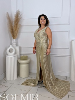 Sukienka premium FERRERO złoto