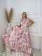 Sukienka FARIA wzory słodki róż