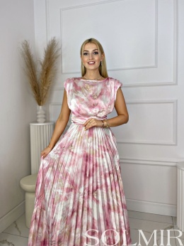 Sukienka FARIA wzory słodki róż