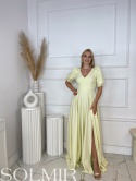 Sukienka CAMILLA masełkowy żółty