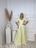 Sukienka CAMILLA masełkowy żółty