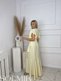 Sukienka PAFOS masełkowy żółty