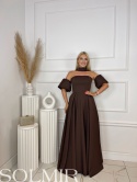 Sukienka VANESSA MAXI czekolada