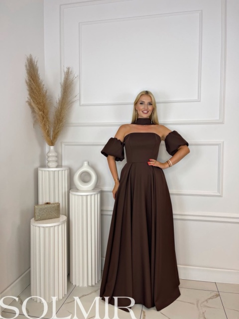 Sukienka VANESSA MAXI czekolada