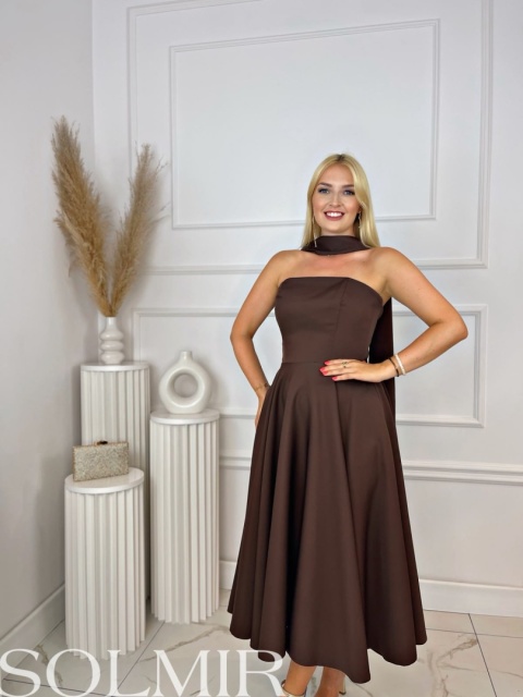 Sukienka VANESSA czekolada