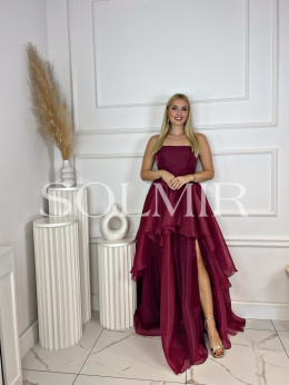 Sukienka MAESTRA malinowe bordo