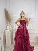 Sukienka MAESTRA malinowe bordo