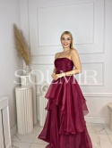 Sukienka MAESTRA malinowe bordo