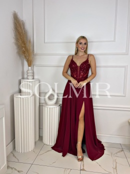 Sukienka RAFINA bordo