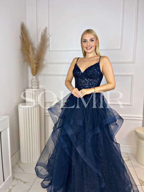 Sukienka SILVANA granat