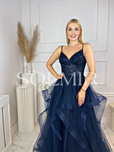 Sukienka SILVANA granat