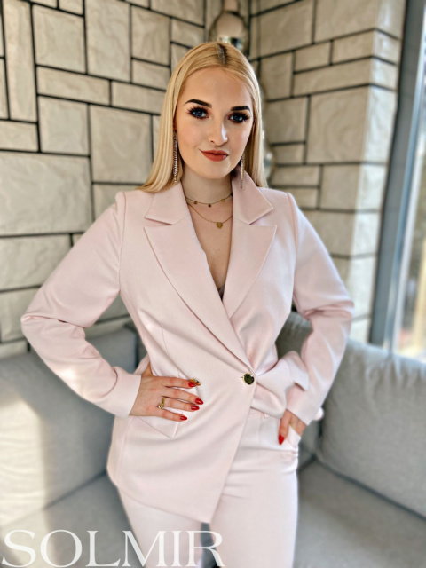 Garnitur RENEE pudrowy róż Garnitur RENEE pudrowy róż
