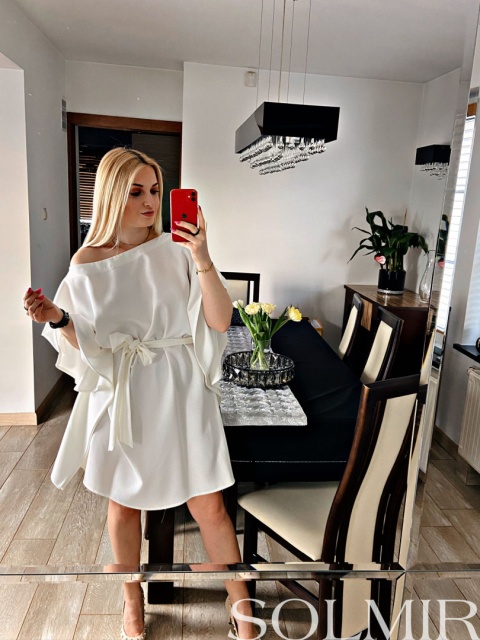 Sukienka ANITTA ecru biel