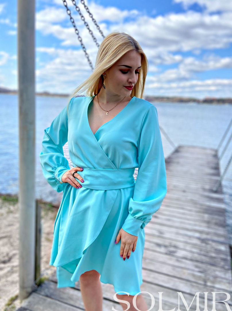 Sukienka LILA lazur Sukienka LILA lazur
