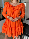 Sukienka PITAYA pomarańcz