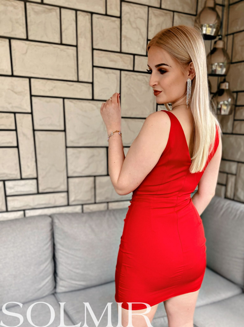 Sukienka MINI czerwień Sukienka MINI czerwień