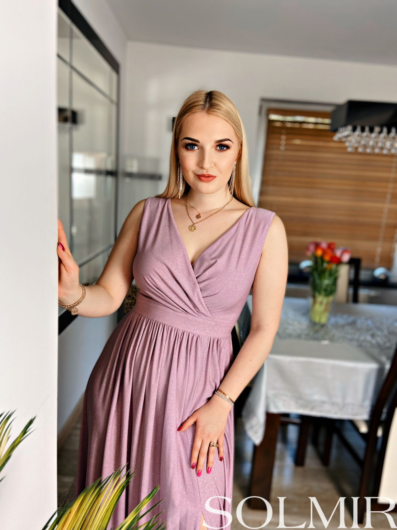 Sukienka MOON puder róż Sukienka MOON puder róż