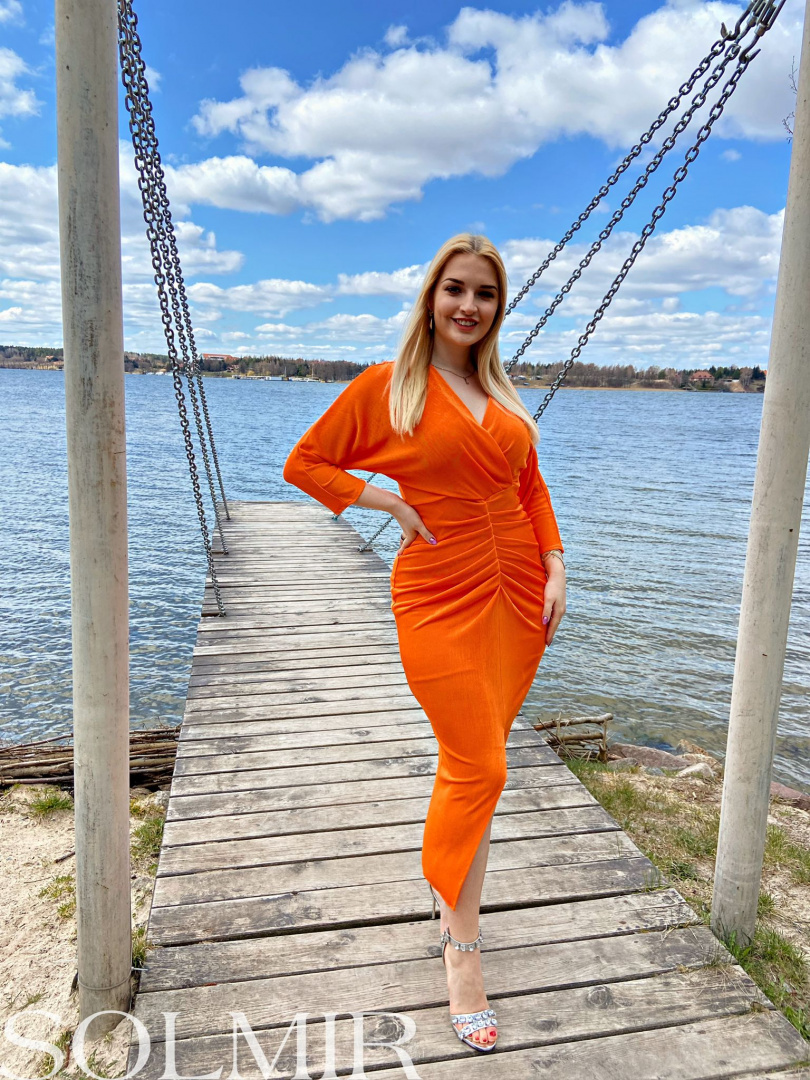 Sukienka ORANGE pomarańcz Sukienka ORANGE pomarańcz