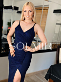 Sukienka AMELIA granat