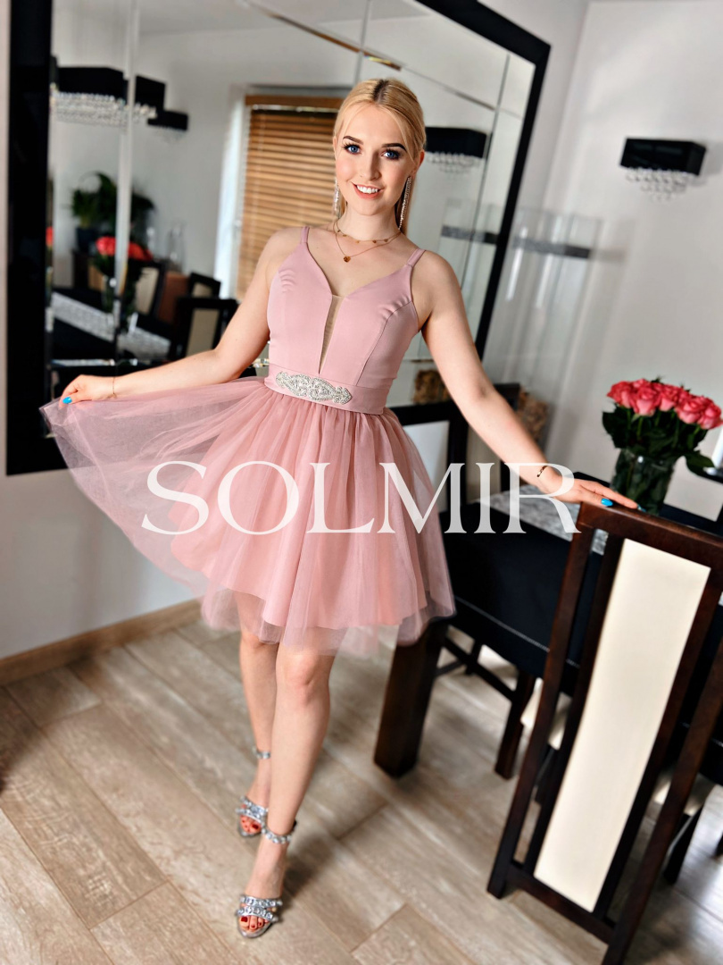 Sukienka BABY DOLL brudny róż Sukienka BABY DOLL brudny róż