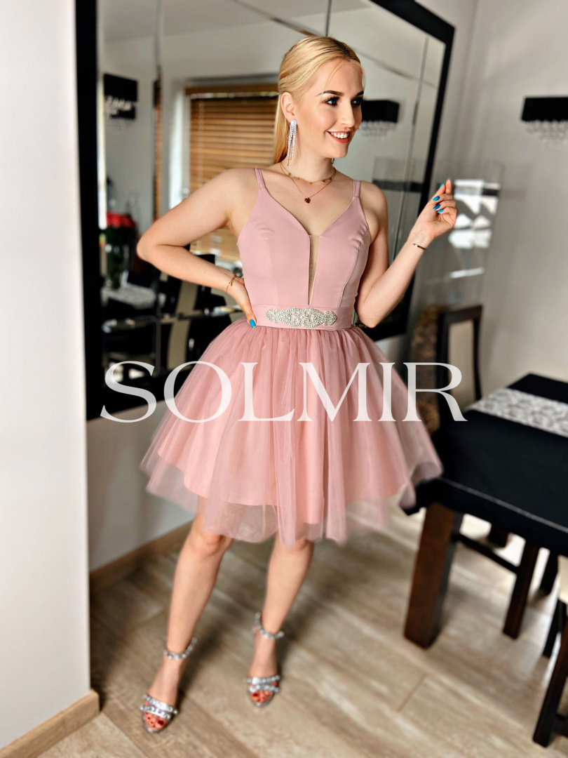 Sukienka BABY DOLL brudny róż Sukienka BABY DOLL brudny róż