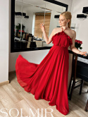 Sukienka FLORA czerwień