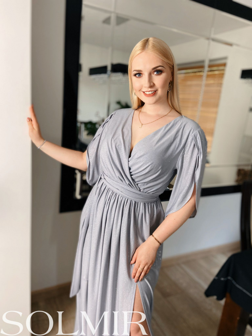 Sukienka SCARLET srebro Sukienka SCARLET srebro