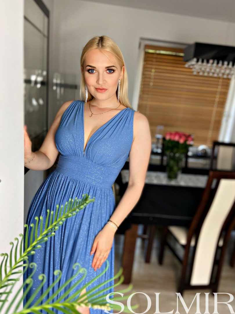 Sukienka VIRGINIA błękit Sukienka VIRGINIA błękit