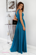 Sukienka VIRGINIA turkusowy błękit