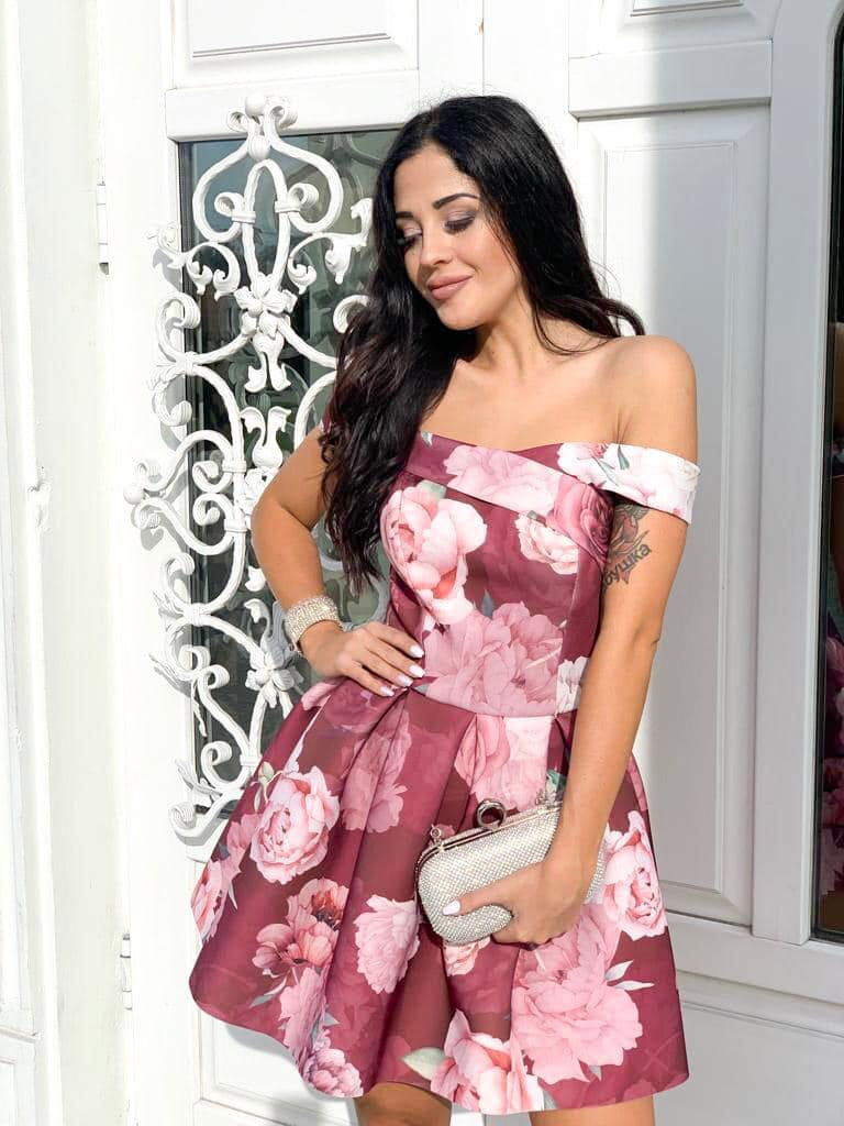 Sukienka OXANA bordo Sukienka OXANA bordo