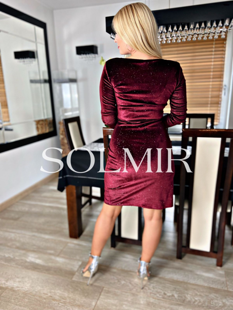 Sukienka ELISA bordo Sukienka ELISA bordo