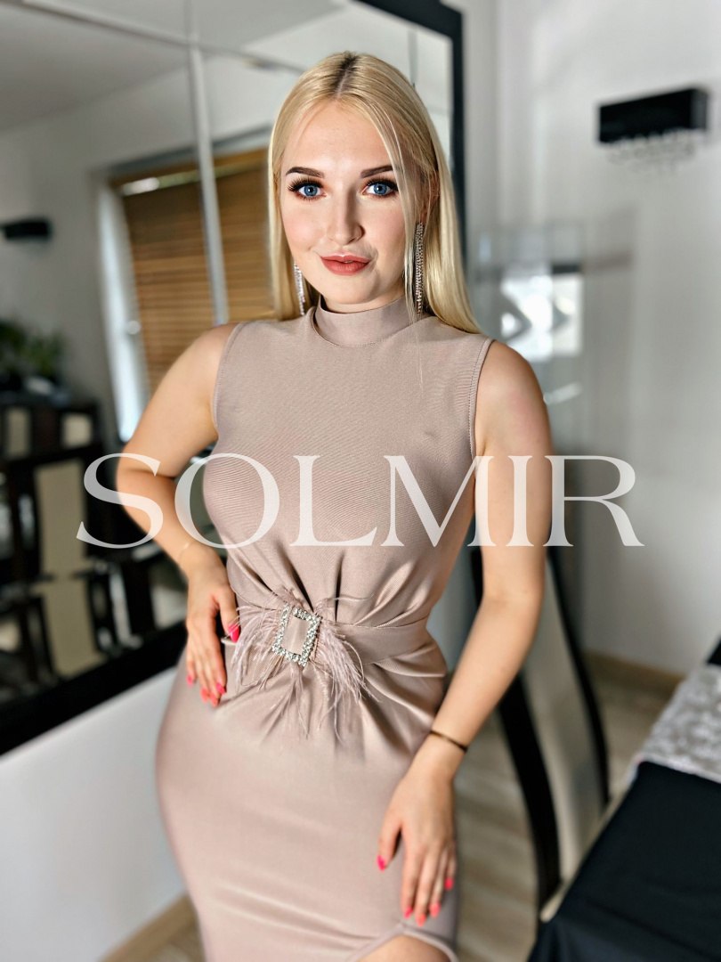 Sukienka NUDE beż Sukienka NUDE beż