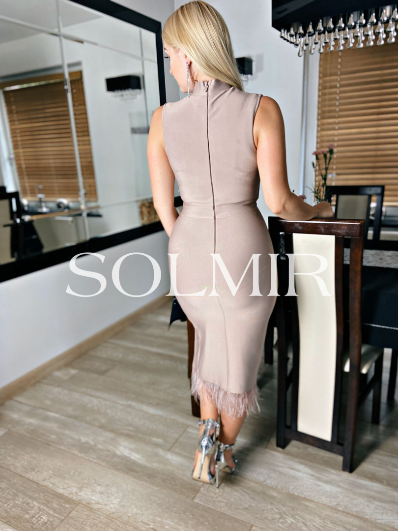 Sukienka NUDE beż Sukienka NUDE beż