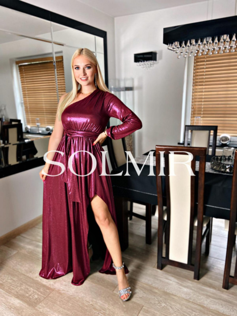 Sukienka VIOLETTA śliwkowe bordo Sukienka VIOLETTA śliwkowe bordo