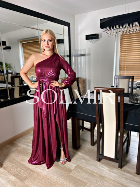 Sukienka VIOLETTA śliwkowe bordo Sukienka VIOLETTA śliwkowe bordo