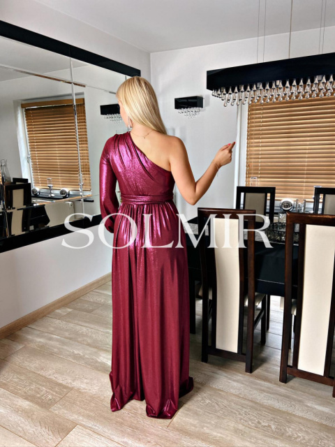 Sukienka VIOLETTA śliwkowe bordo Sukienka VIOLETTA śliwkowe bordo