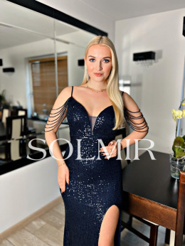 Sukienka GINA granat