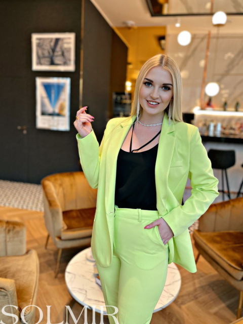 Garnitur LEMON limonkowa zieleń Garnitur LEMON limonkowa zieleń